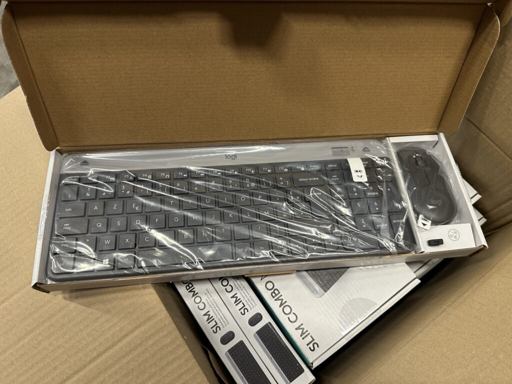 65x Keyboard & Mouse – Logitech – New in Box
